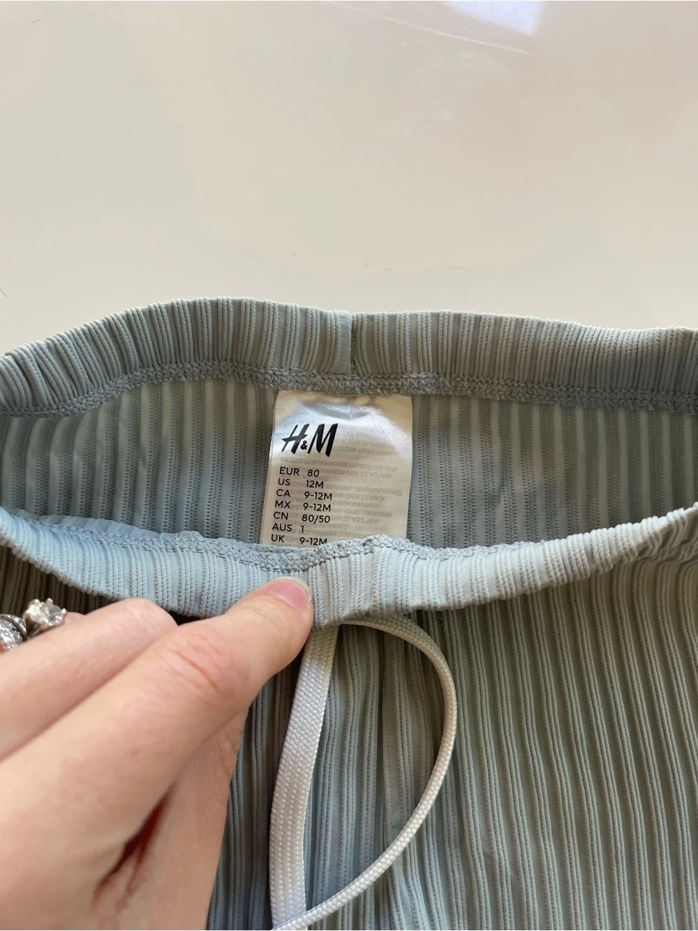 H&M Baby Swim Shorts Light Blue - 12M